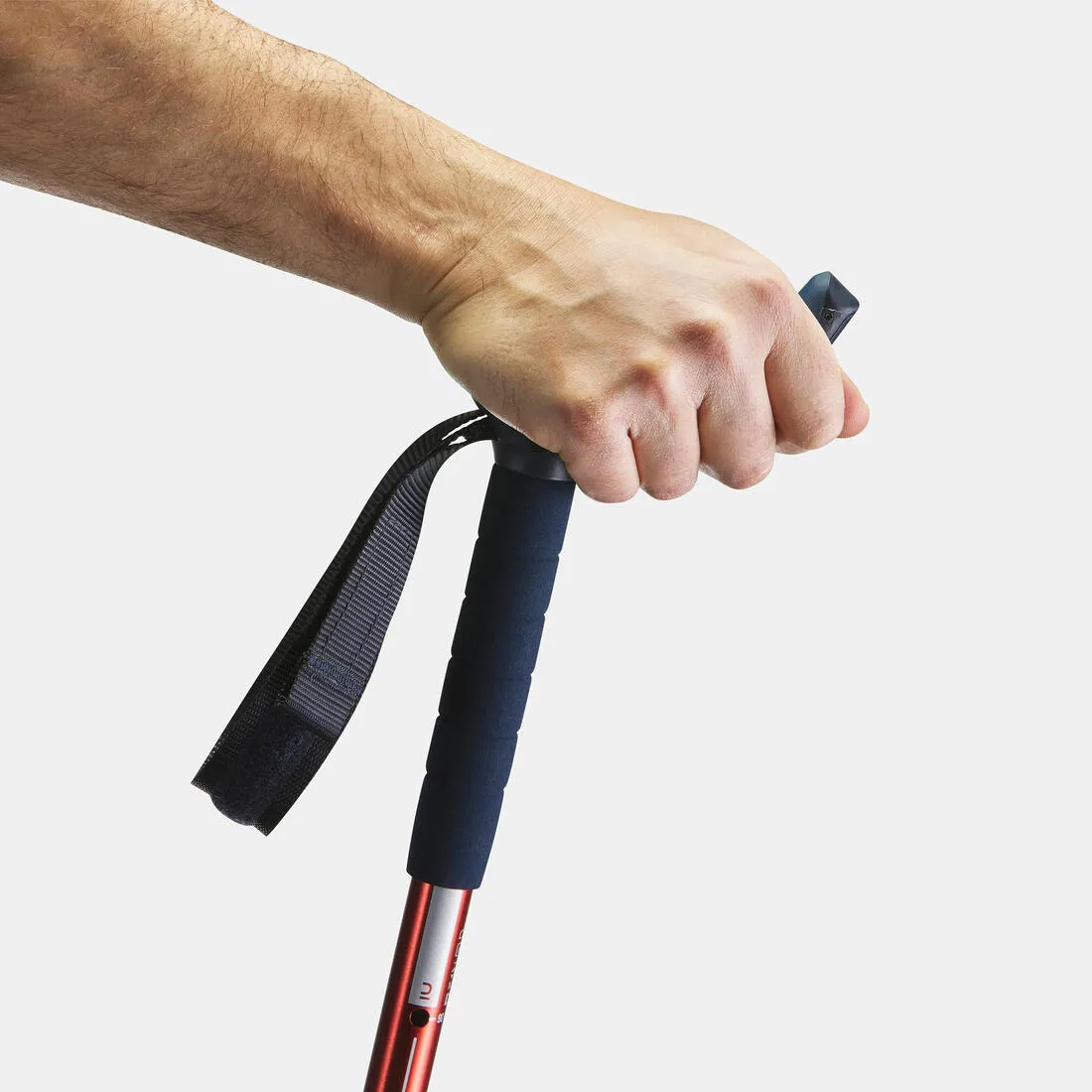 1 bâton canne de randonnée - MT100 Ergonomique vert