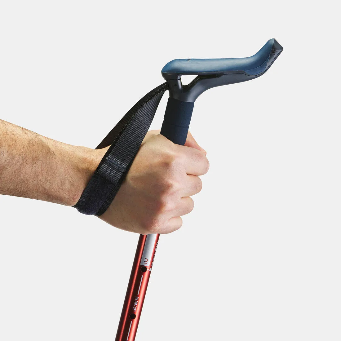1 bâton canne de randonnée - MT100 Ergonomique vert
