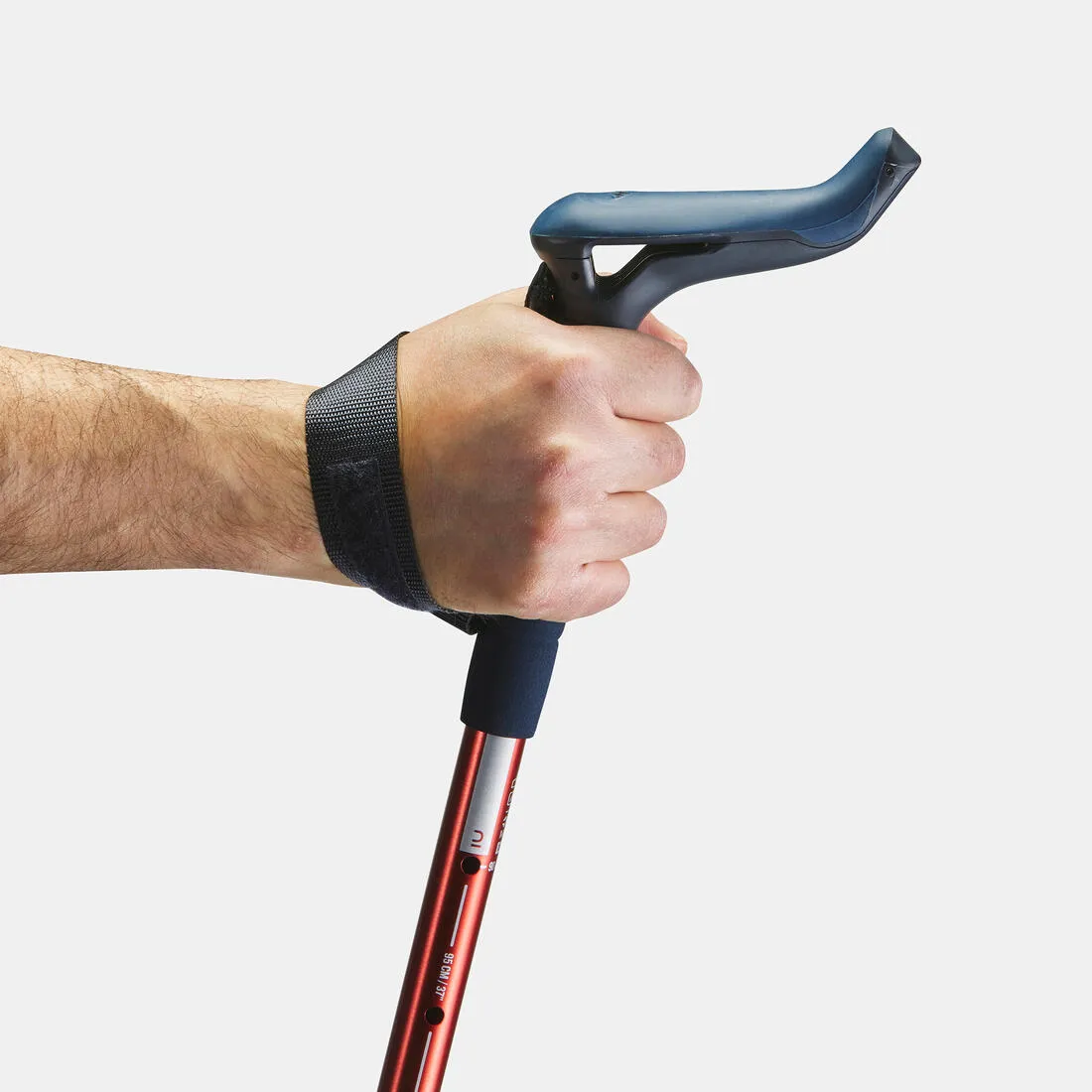 1 bâton canne de randonnée - MT100 Ergonomique vert