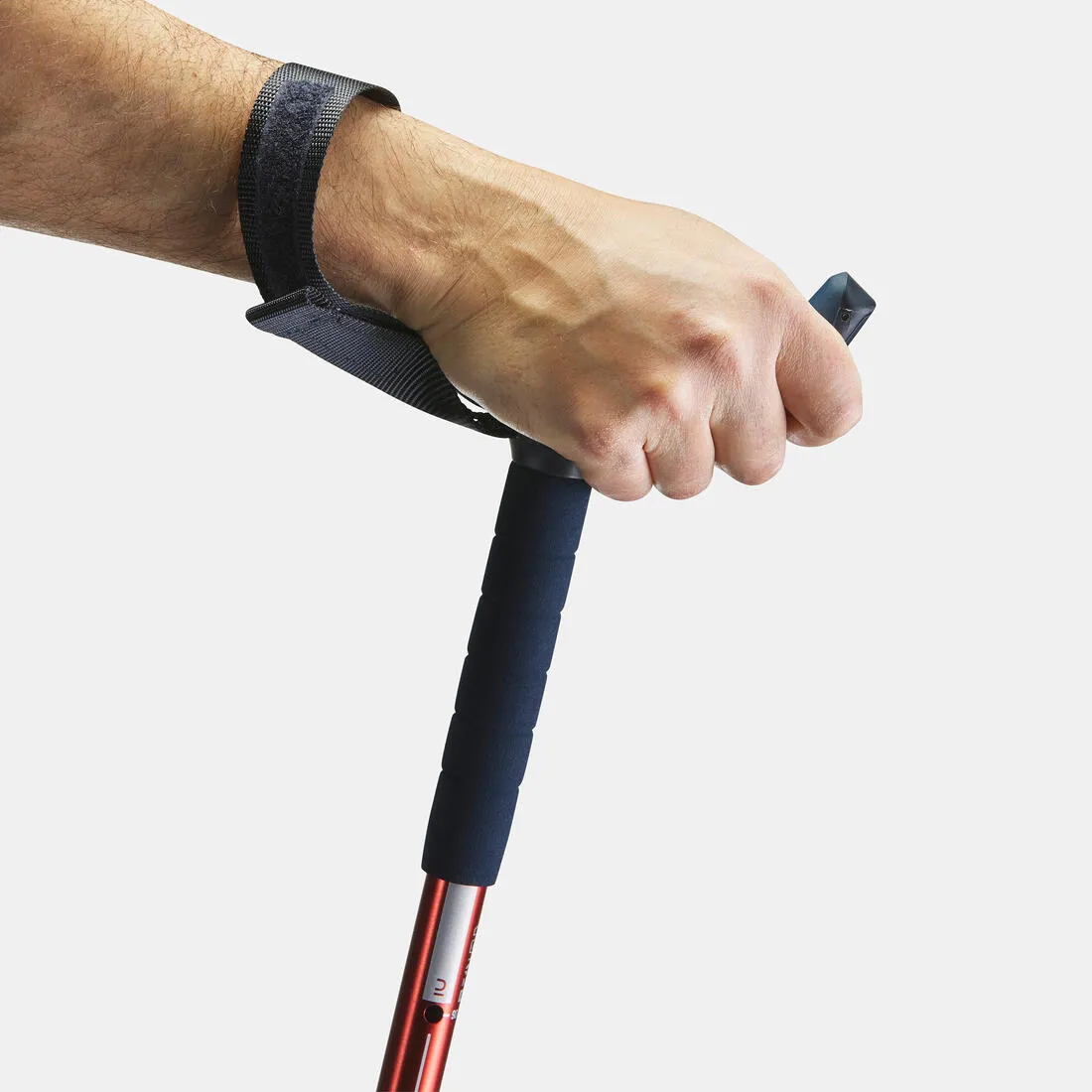 1 bâton canne de randonnée - MT100 Ergonomique vert