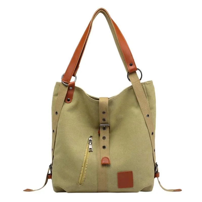 2020 fashion canvas female designer large capacity casual shoulder bag
