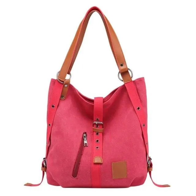 2020 fashion canvas female designer large capacity casual shoulder bag
