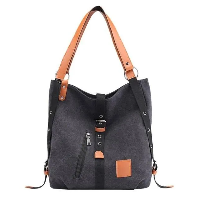 2020 fashion canvas female designer large capacity casual shoulder bag