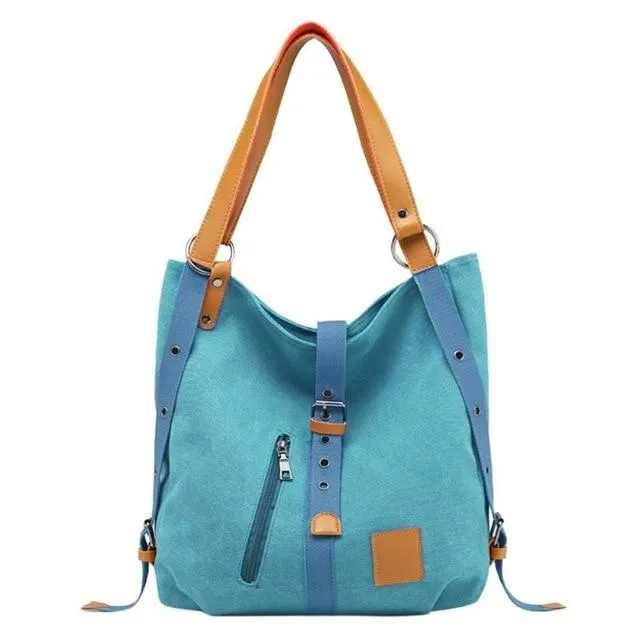 2020 fashion canvas female designer large capacity casual shoulder bag