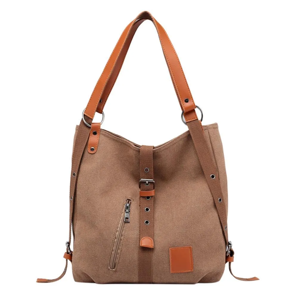 2020 fashion canvas female designer large capacity casual shoulder bag