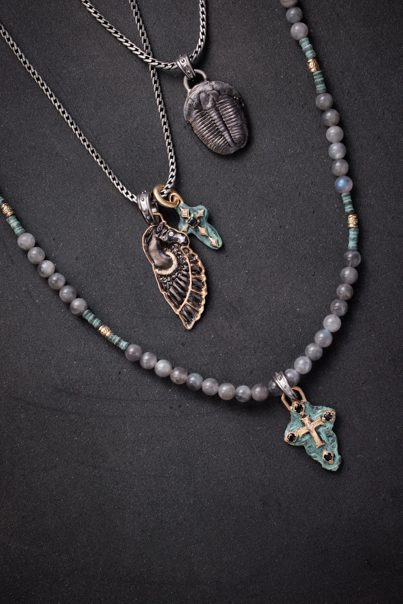 21" MONK MEDALLION NECKLACE
