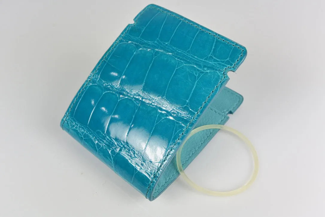 303 Turqouis Alligator Cash Cover