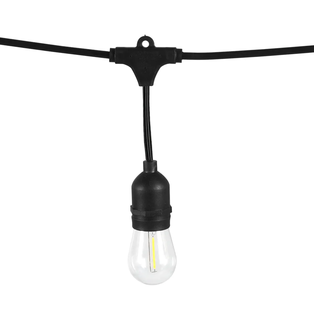 30M Festoon String Lights Xmas Wedding Party Waterproof Garden Outdoor