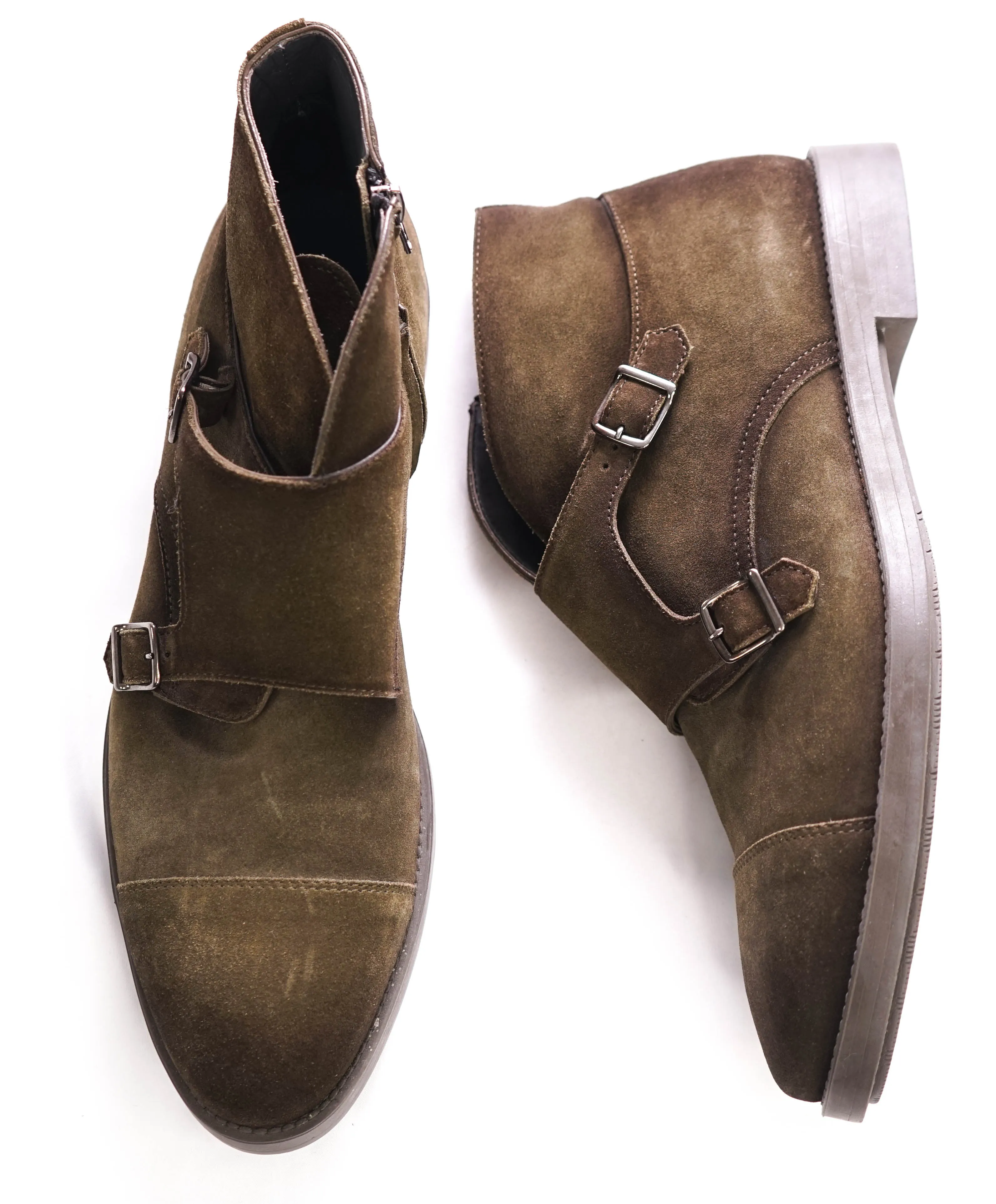 $495 TO BOOT NEW YORK - Double Monk Strap Boots W Zip - 13