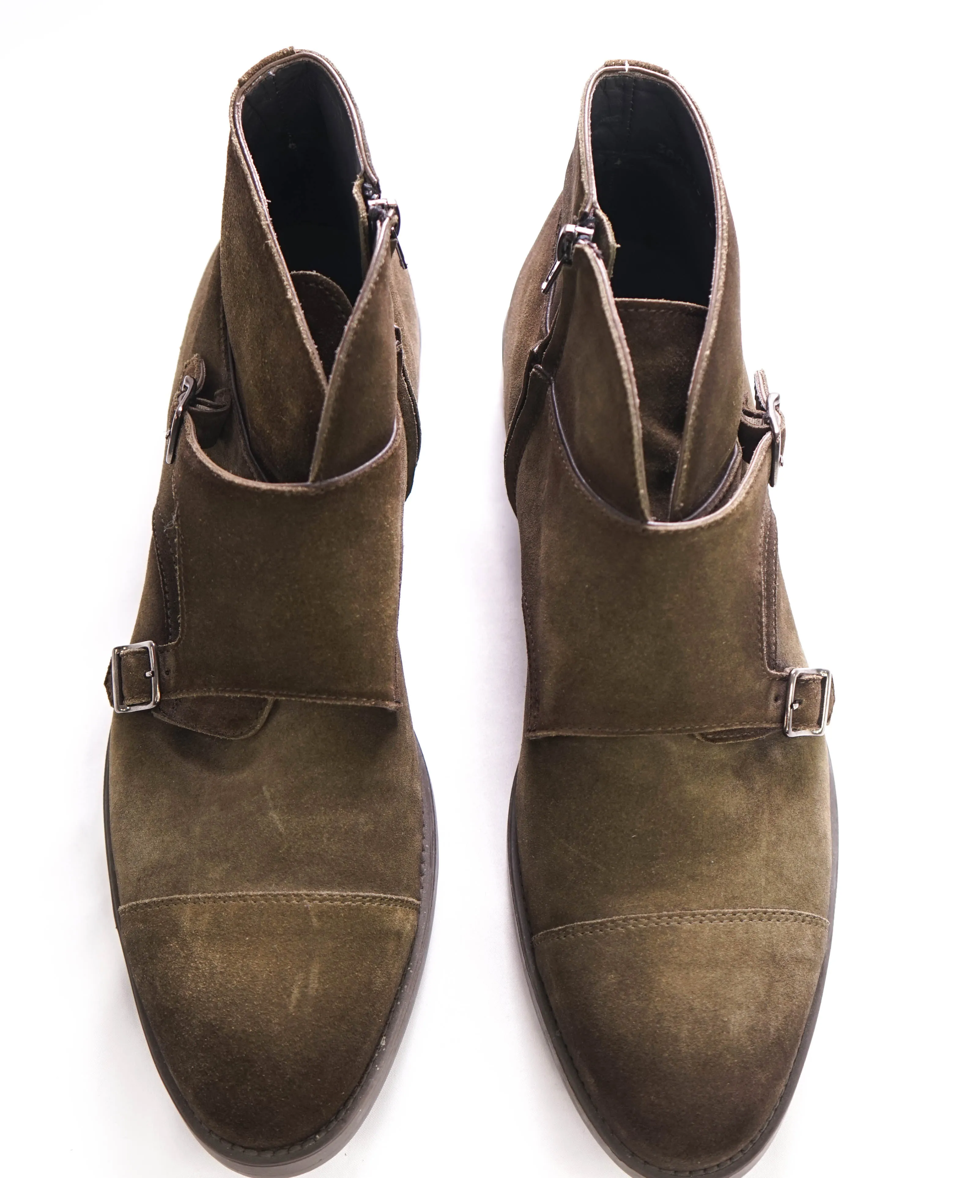 $495 TO BOOT NEW YORK - Double Monk Strap Boots W Zip - 13