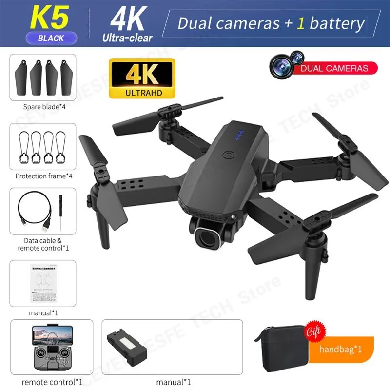 4K HD Dual Camera Drone |  FPV Pro Mini Quadcopter