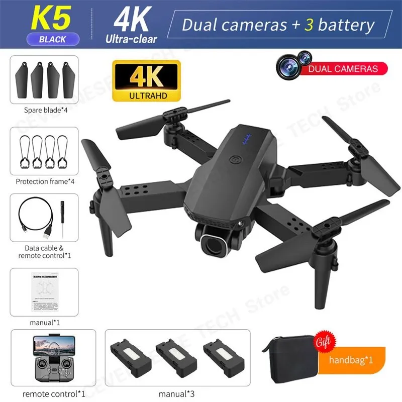 4K HD Dual Camera Drone |  FPV Pro Mini Quadcopter
