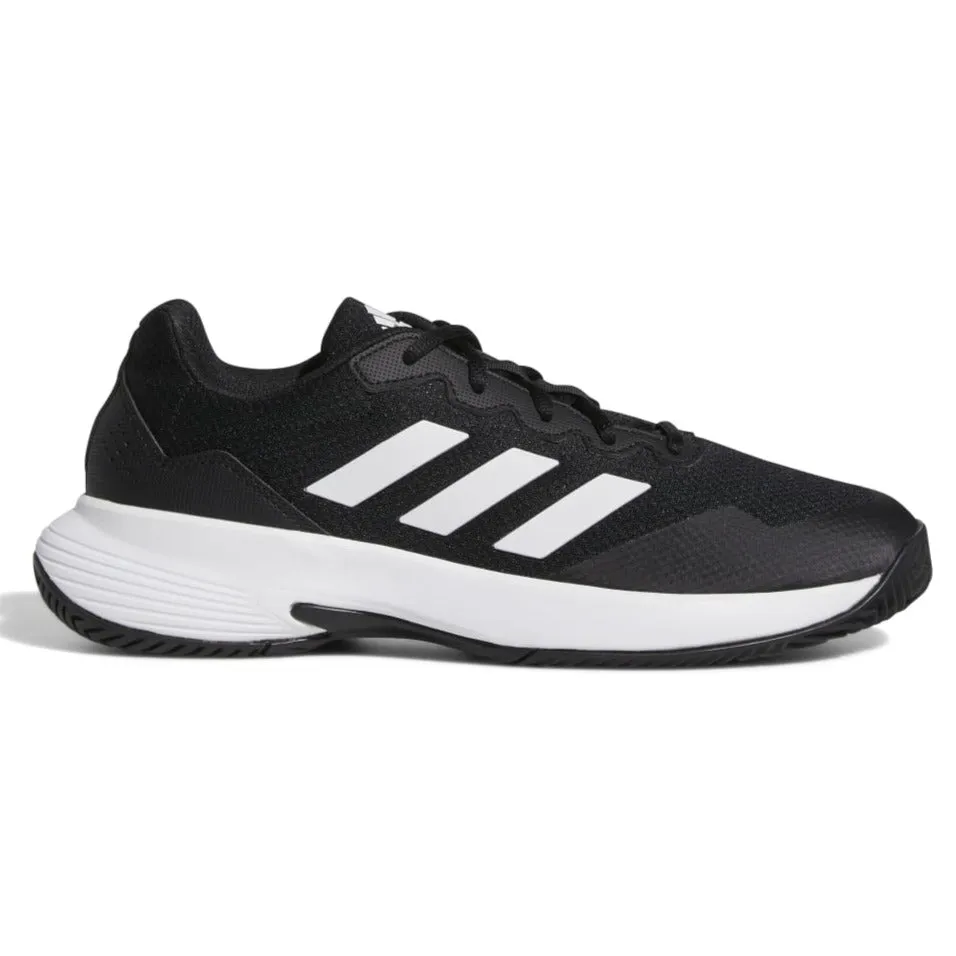 adidas GameCourt 2 Men's Tennis Shoe (Black/White)