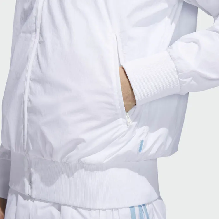 Adidas Skateboarding X Krooked Track Jacket White/Clear Blue
