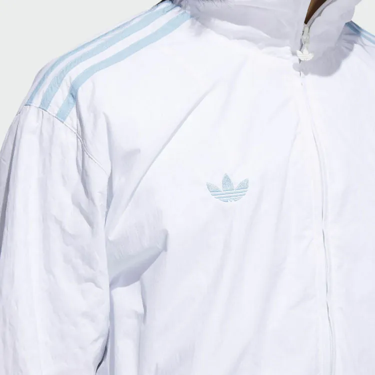 Adidas Skateboarding X Krooked Track Jacket White/Clear Blue