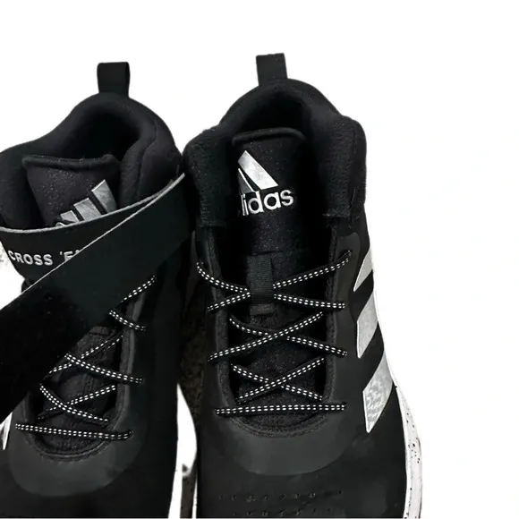 adidas Unisex-Child Cross Em Up 5 Black Basketball Shoe Size 6