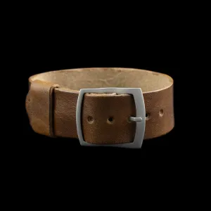 Adjustable One-Piece Leather Watch Strap, Vintage 402