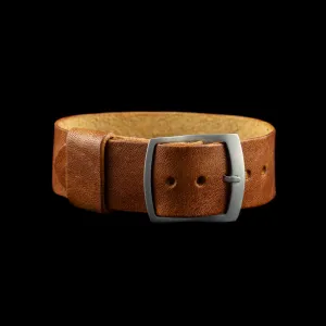 Adjustable One-Piece Leather Watch Strap, Vintage 403