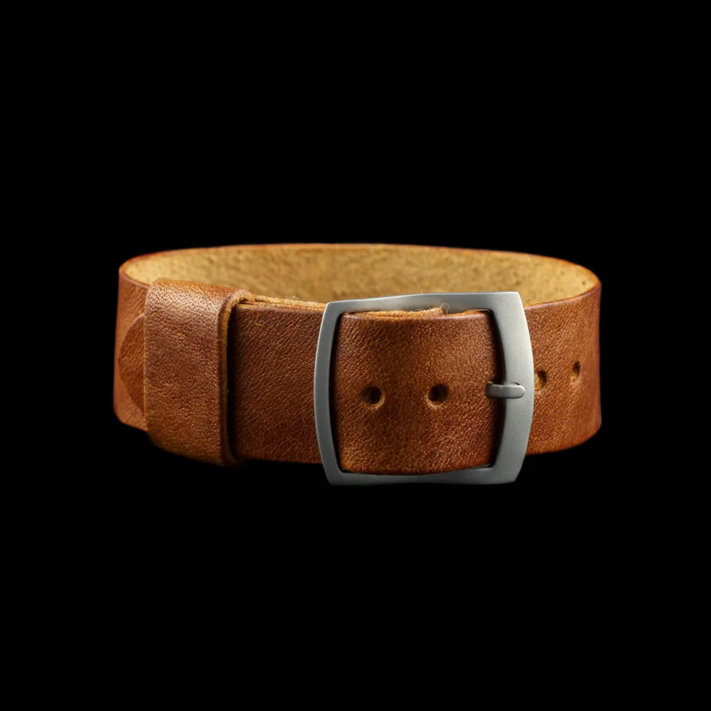 Adjustable One-Piece Leather Watch Strap, Vintage 403