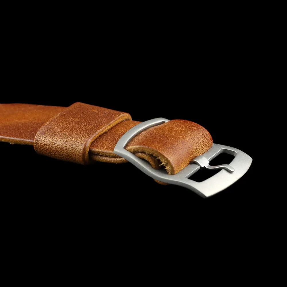 Adjustable One-Piece Leather Watch Strap, Vintage 403