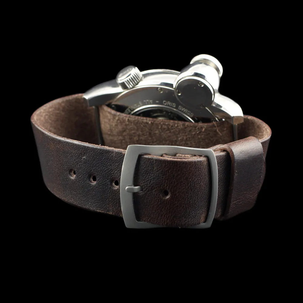 Adjustable One-Piece Leather Watch Strap, Vintage 405