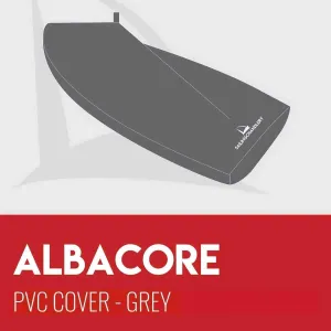 Albacore Boat Cover - Boom Up - PVC Grey