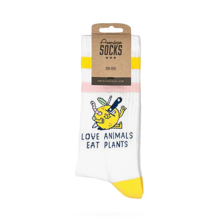 American Socks Love Animals - Mid High