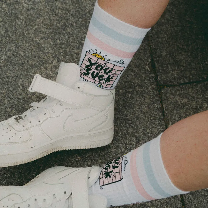 American Socks You Suck - Mid High