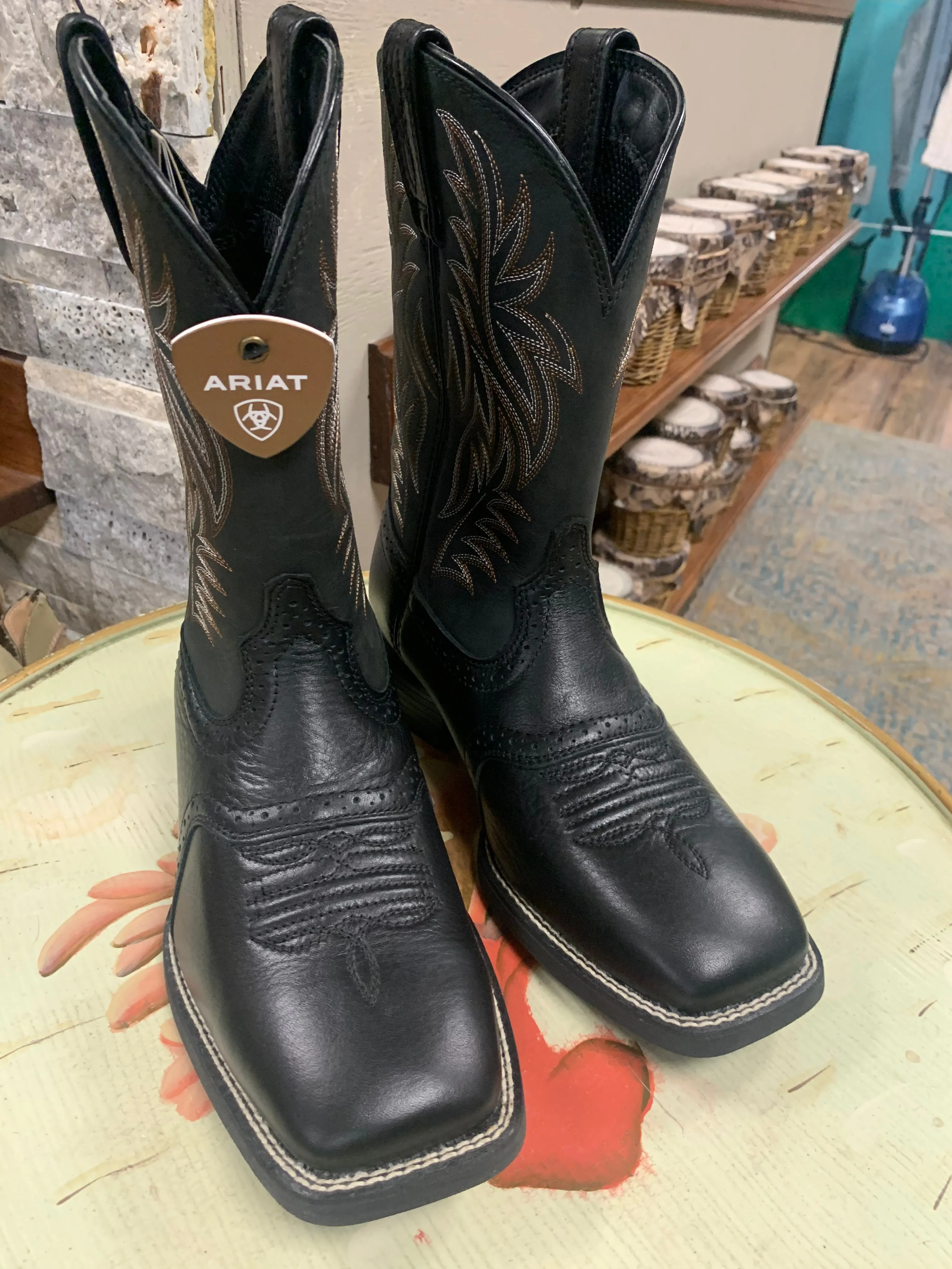 Ariat Men's Sport Performance Western Boots - Broad Square Toe