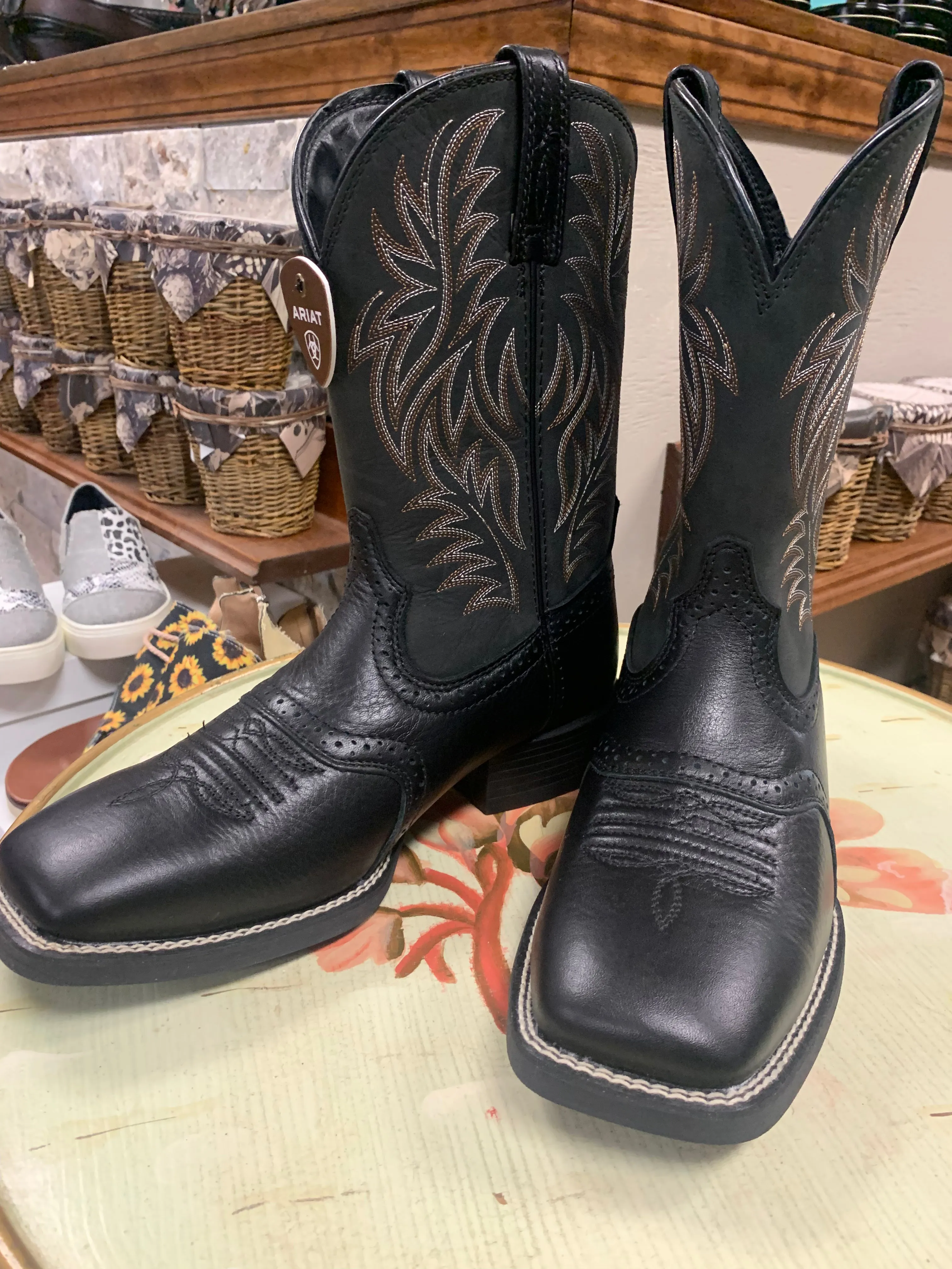 Ariat Men's Sport Performance Western Boots - Broad Square Toe