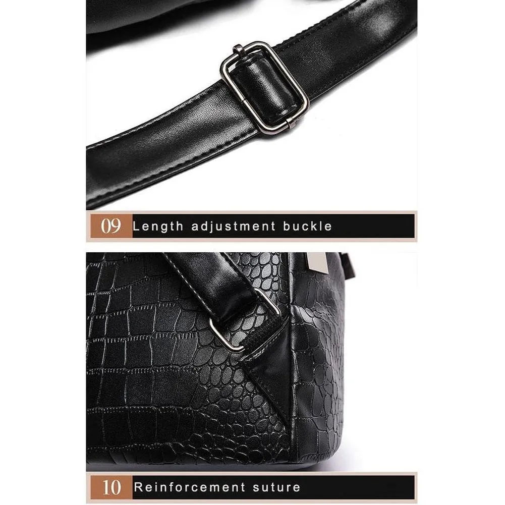 Backpack & Handbag Set  <br>Vegan-Leather