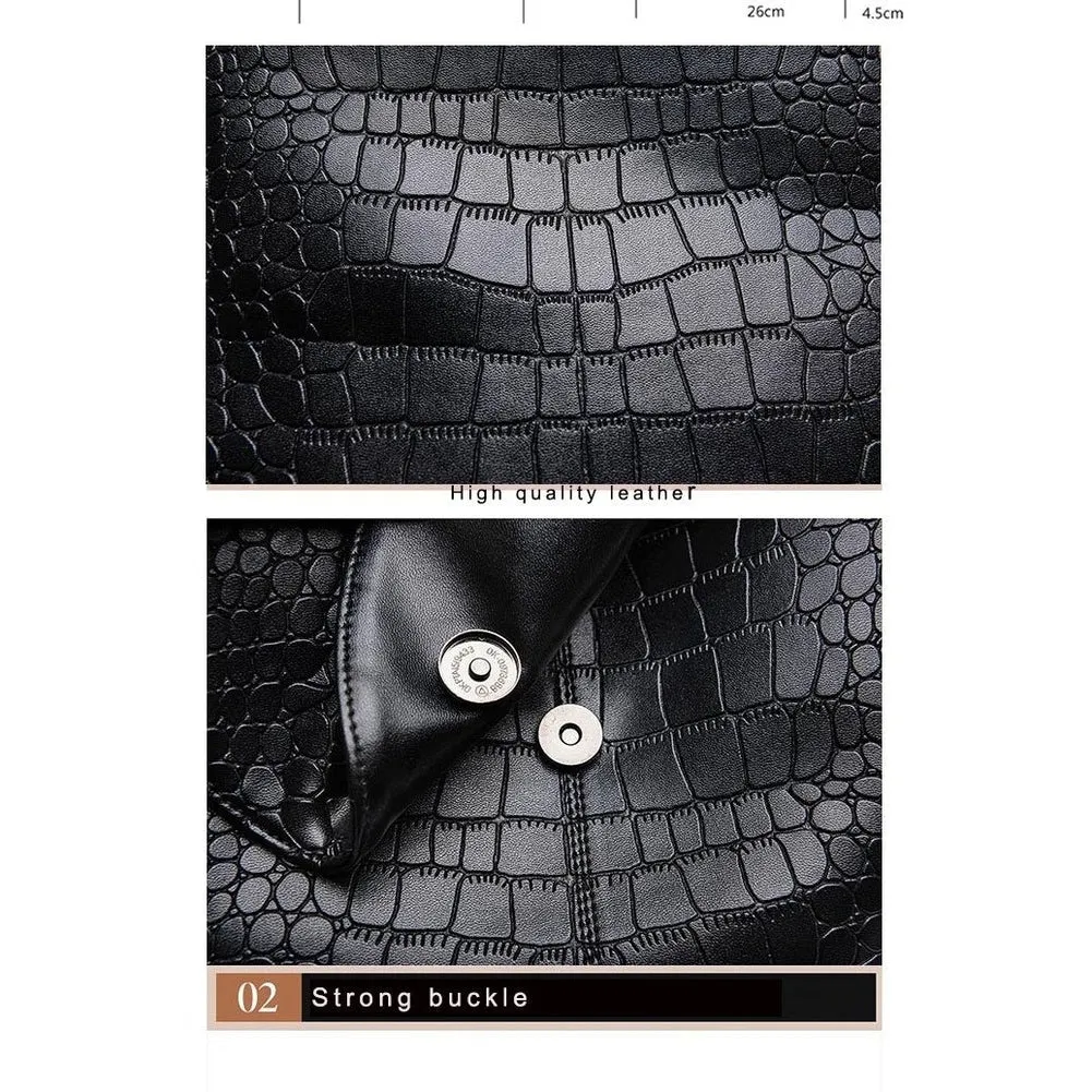 Backpack & Handbag Set  <br>Vegan-Leather