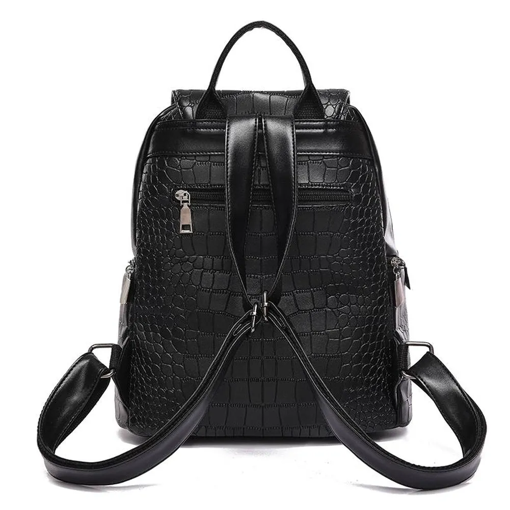 Backpack & Handbag Set  <br>Vegan-Leather