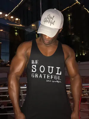 Be Soul Grateful Athletic Cut Workout Tank Top