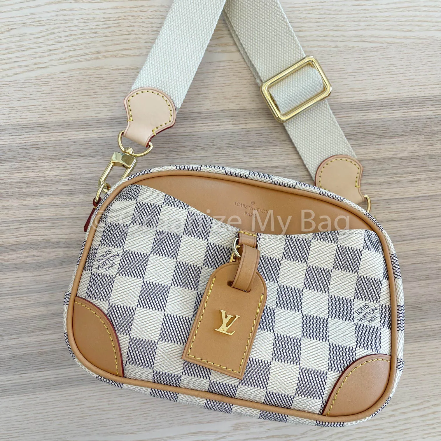 Beige Vachetta Canvas Strap