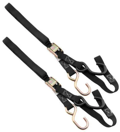 Bikemaster Motorcycle Tie Down Straps w/ Integrated Softhook