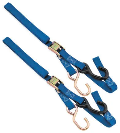 Bikemaster Motorcycle Tie Down Straps w/ Integrated Softhook