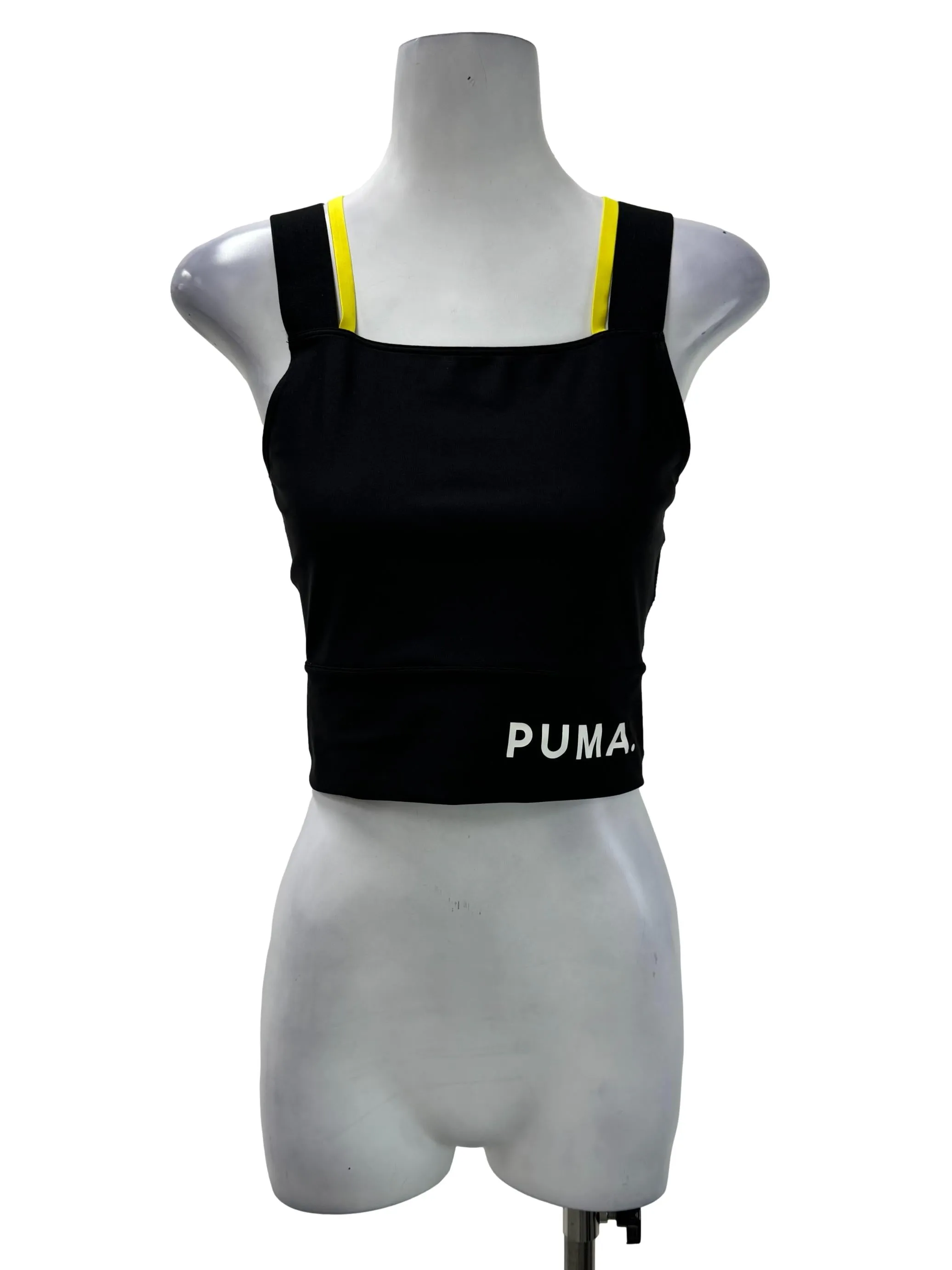Black Double Straps Tank Bra