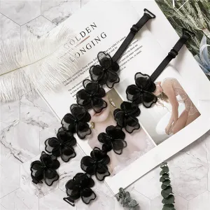 Black Lace Bra Strap