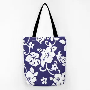 BLUE HAWAIIAN TOTE BAG