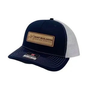 Boat Builders Trading Co Structured Trucker Hat - Limited Edition Leather Patch