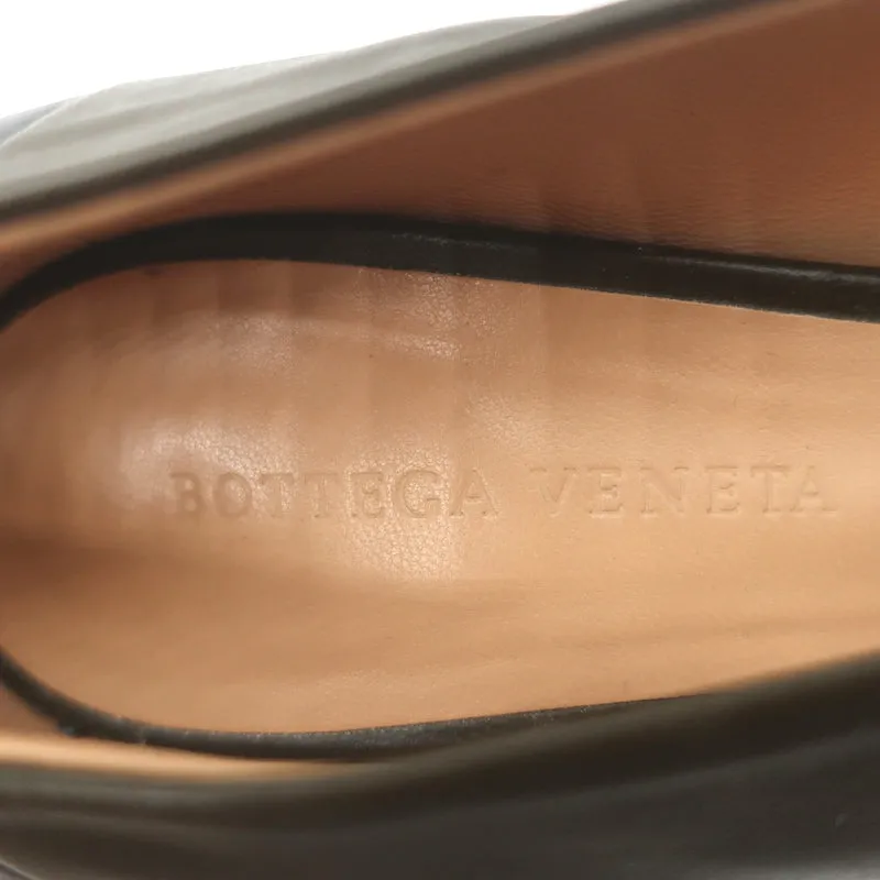 Bottega Veneta Two-Tone Pumps Dark Olive & Black Size 37.5