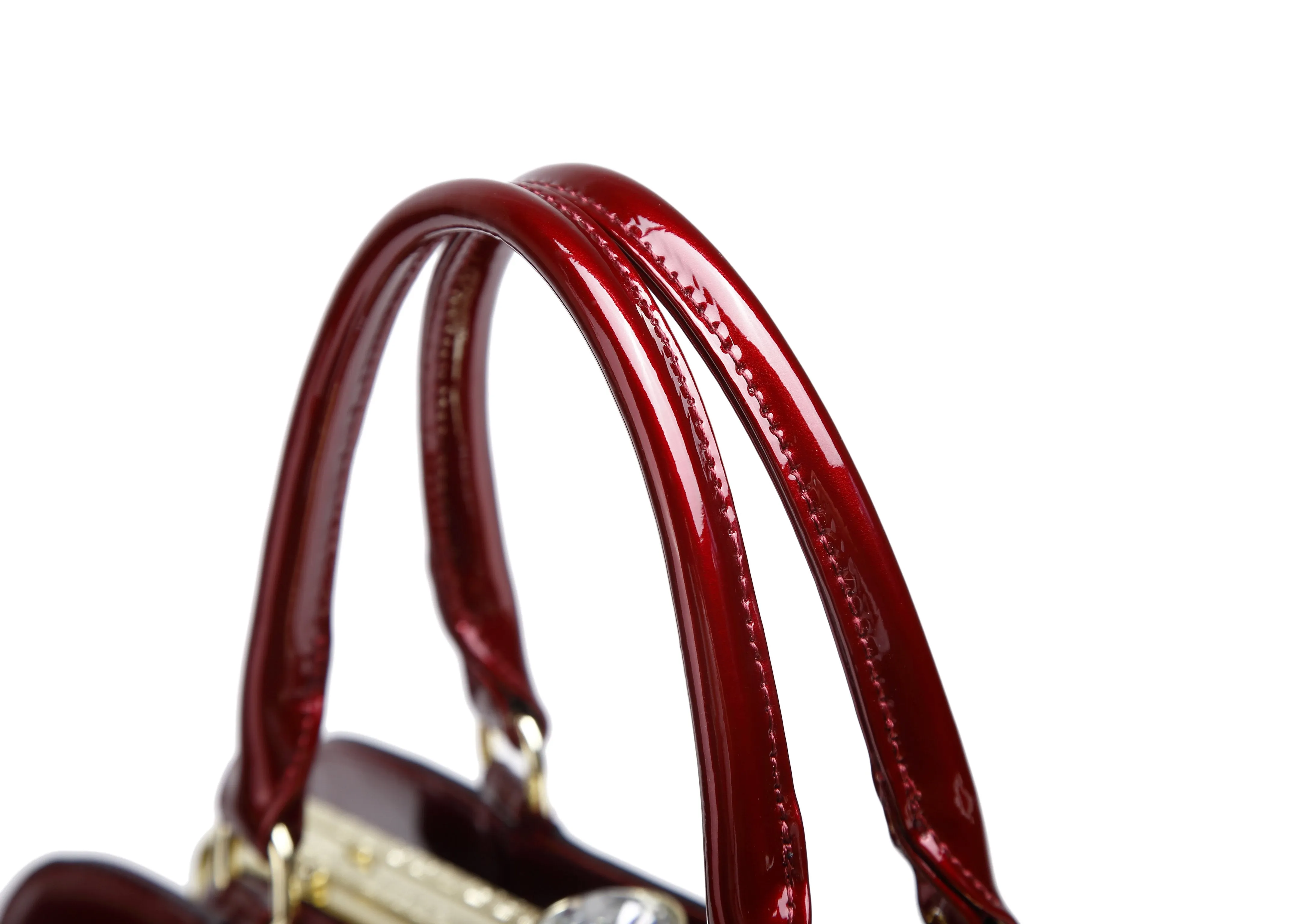 Brangio Elegant Patent Handbag