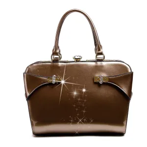 Brangio Elegant Patent Handbag
