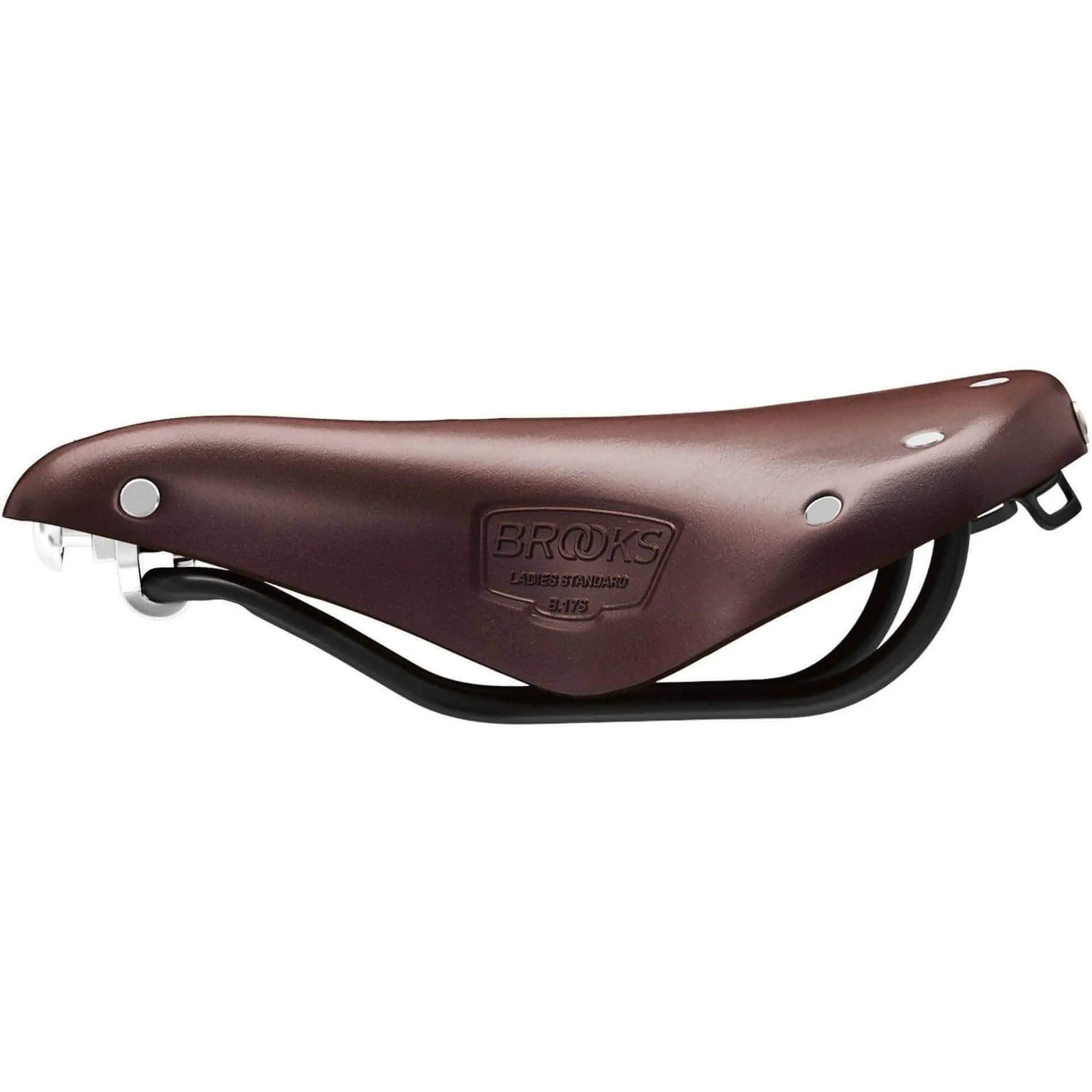 Brooks England B17 Leather Womens Short Saddle - Brown