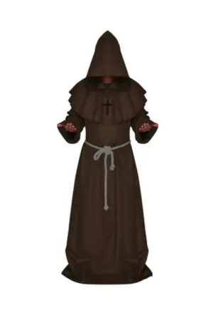 Brown Deluxe Monk Costume