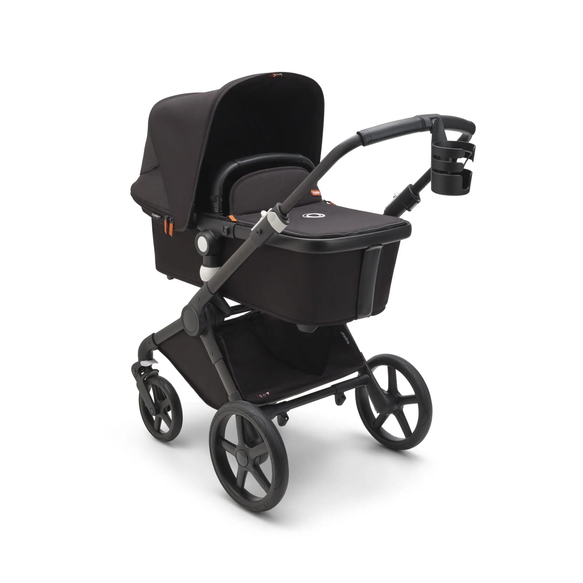 Bugaboo Fox Cub Cloud T Travel System - Black/Midnight Black