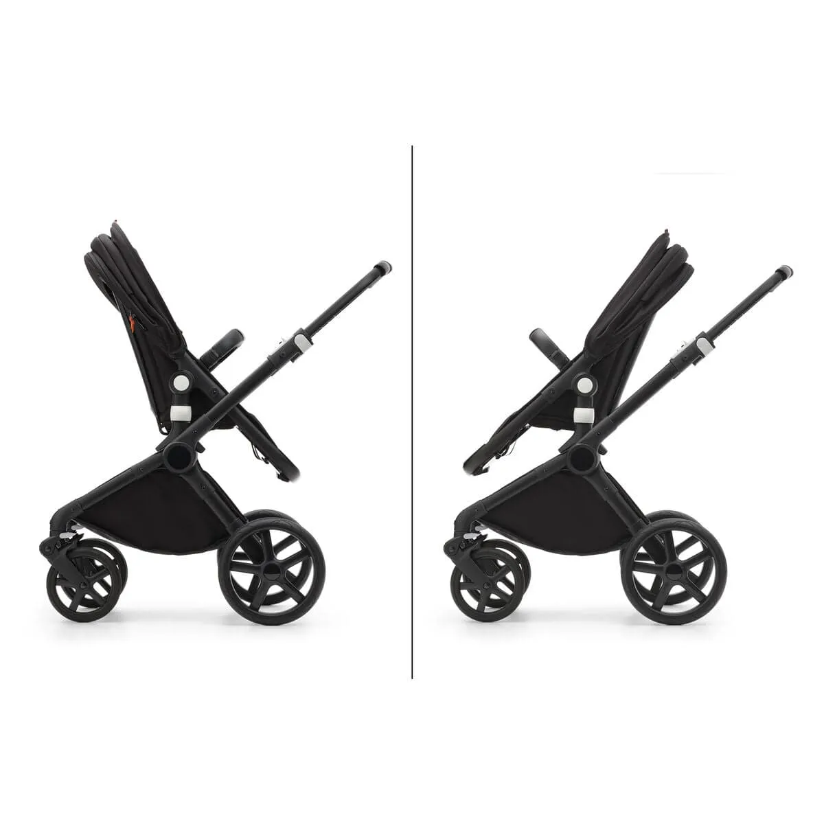 Bugaboo Fox Cub Cloud T Travel System - Black/Midnight Black