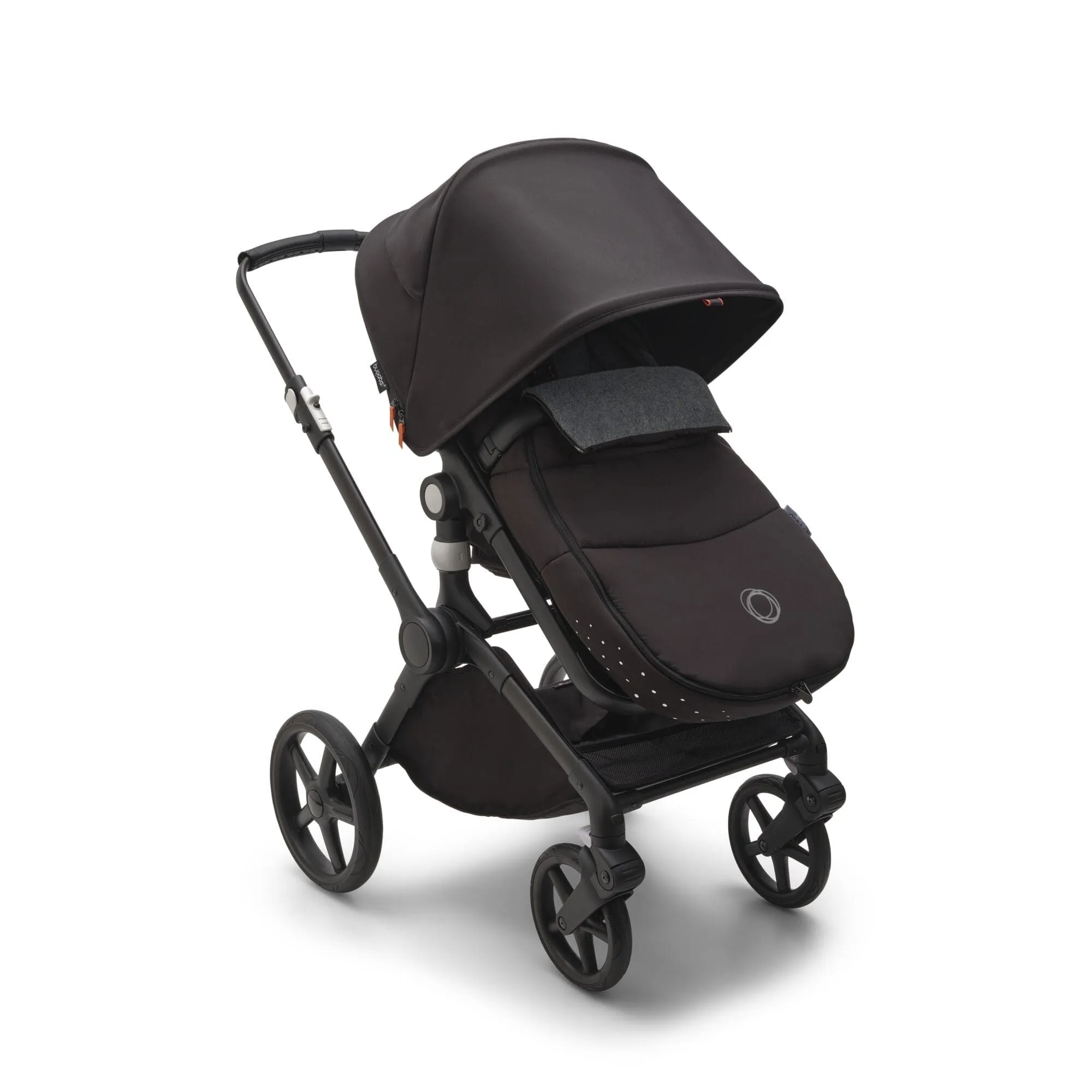 Bugaboo Fox Cub Cloud T Travel System - Black/Midnight Black