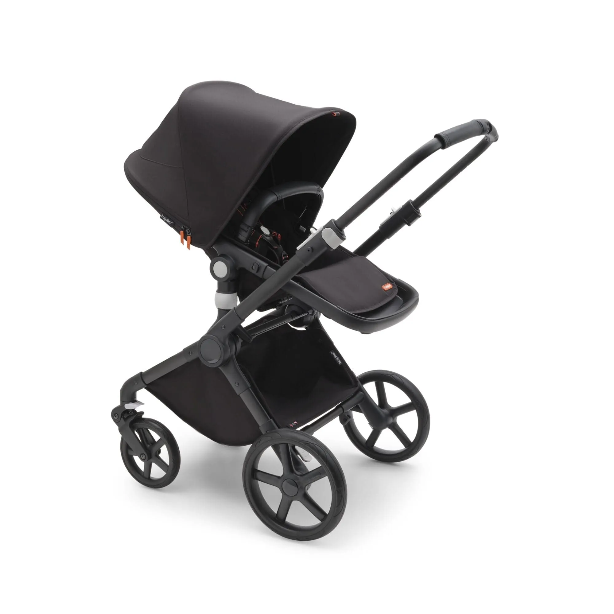 Bugaboo Fox Cub Cloud T Travel System - Black/Midnight Black